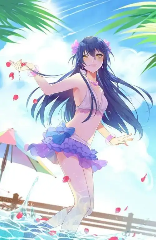 夏天辣么热是时候来一波二次元泳装少女图了