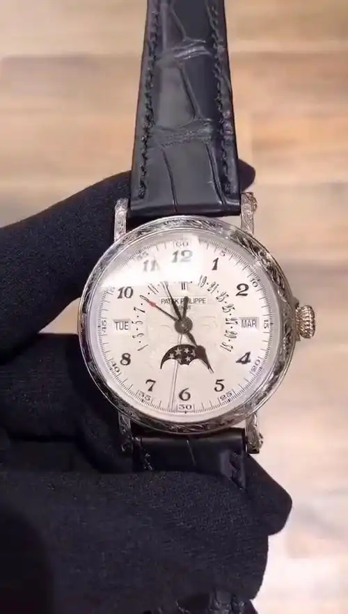 百达翡丽5160/500g萬年曆97  香港港幣公價$132万  太漂亮了