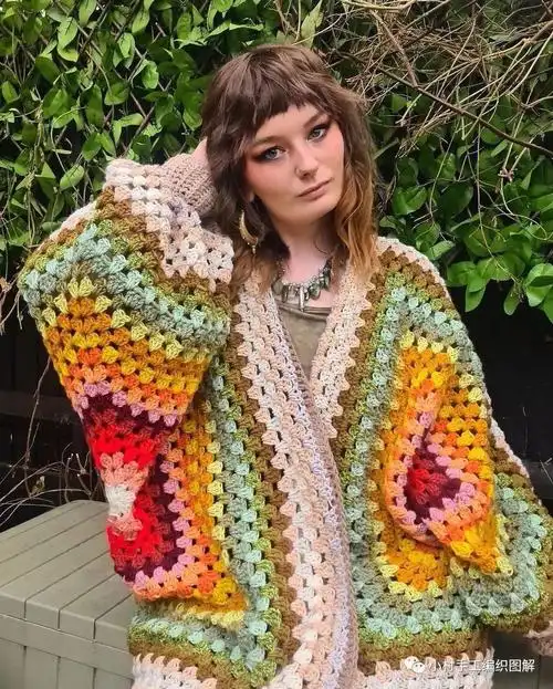简单钩织外套