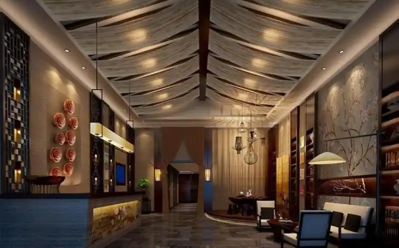 会所装修_轻奢_会所装修_装修效果图_尚品装修网