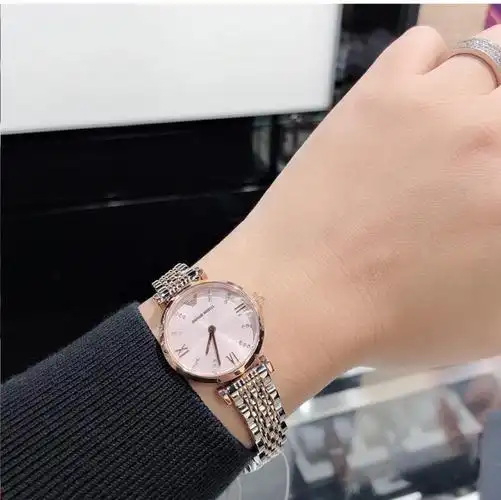 卡西欧(casio)联名款新款手表女满天星小表盘女士时尚镶钻全自动机械