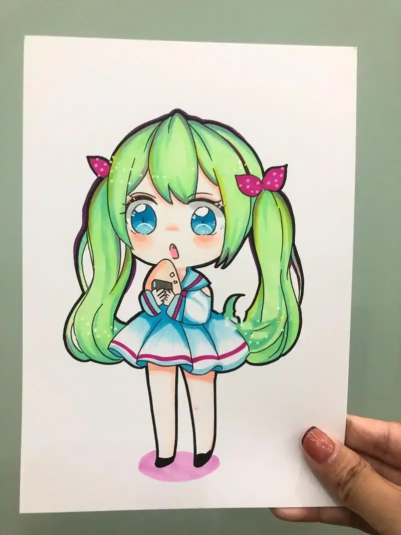 动漫|动漫素材|q版动漫|动漫卡通|马克笔上色|动漫作品|动漫女生