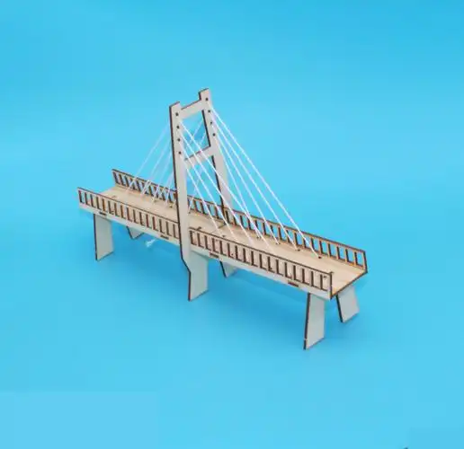 科技制作小发明斜拉桥小学生科学实验模型diy科学实验