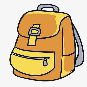 手绘书包背包设计
