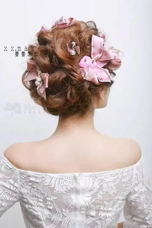 新娘发型|四十款森系盘发,美如画_微微婚纱摄影