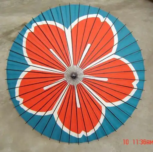 工艺 绘伞面,装伞柄, 裱纸,上柿子水, 刷桐油… 完整制作一把油纸