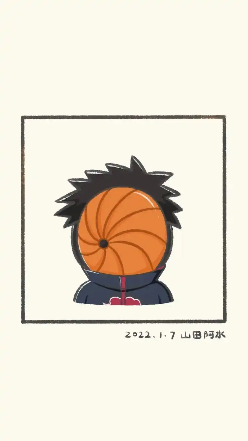 【每日一画 | 简笔画 | 阿飞/带土 | 附过程】 阿飞好 - 抖音