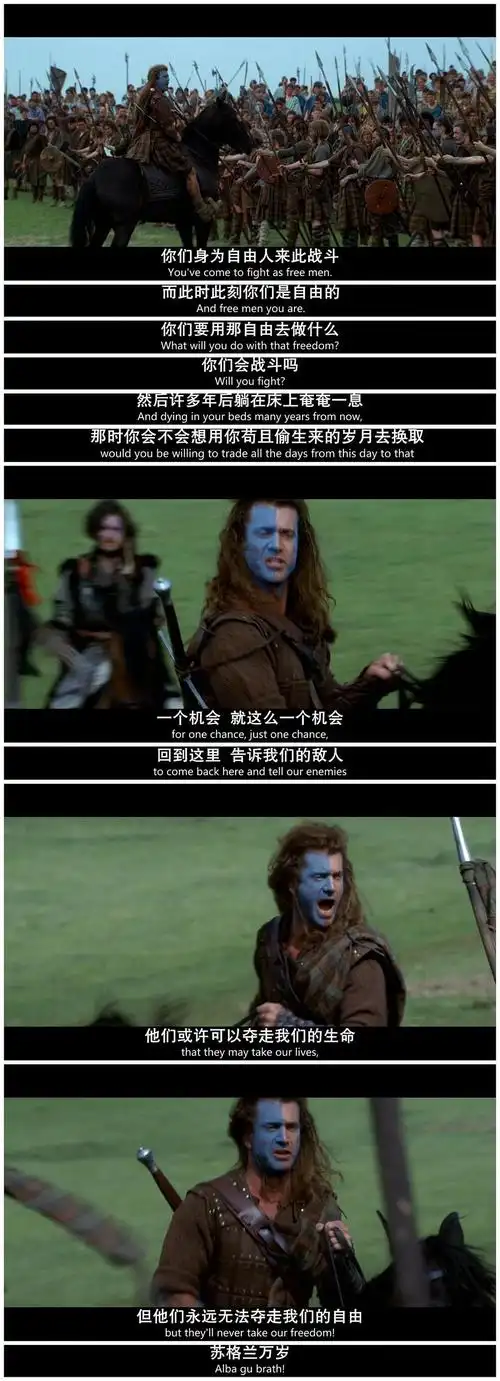 勇敢的心观感记录