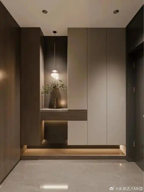 家居装修##美好家居打造法#    几款效果超级棒的入户玄关鞋柜设