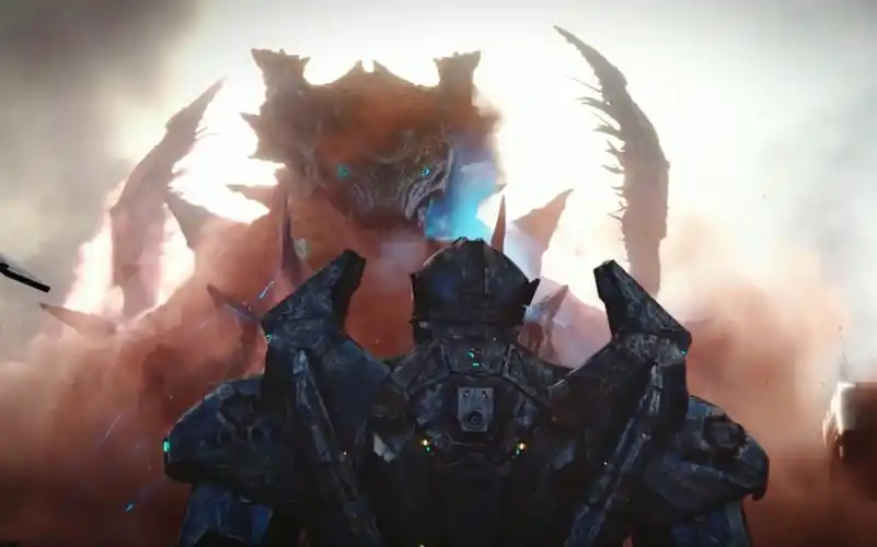 感受一下环太平洋合体怪兽怪兽的压迫感