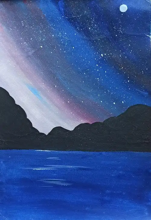 水粉~风景图03(临摹)|纯艺术|绘画|夏墨悠 - 临摹作品 - 站酷