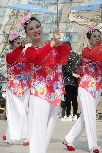 土城大妈的广场舞