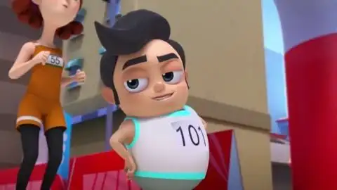 无敌鹿战队 英文版 第14集 超音速铁老板: 超音速铁老板