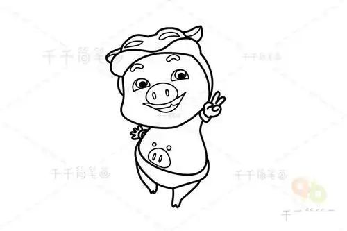 猪猪侠的脸怎么画简笔画