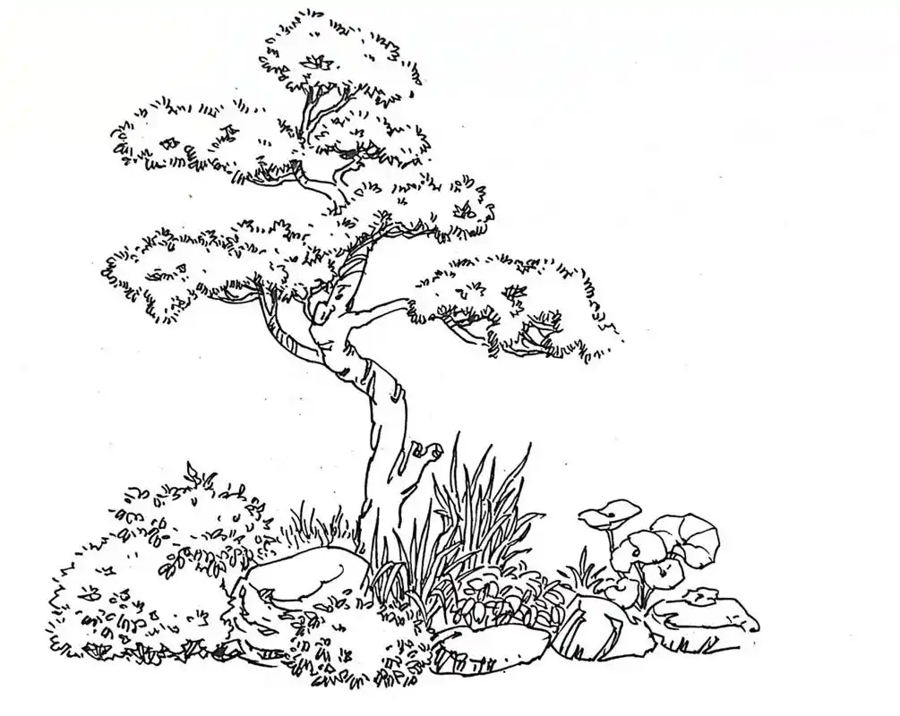 风景速写小景写生(三)