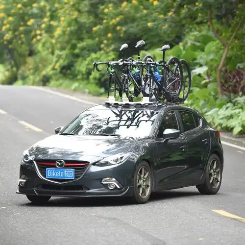 车顶自行自行车车架绿树蛙吸附式车顶架汽车固定自行车车架