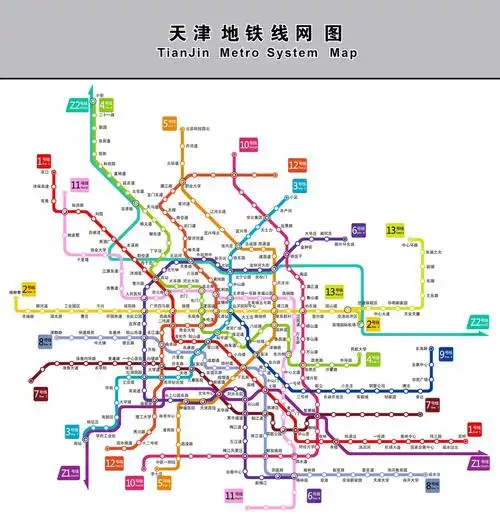 新绘天津地铁最新规划图(加入z2)