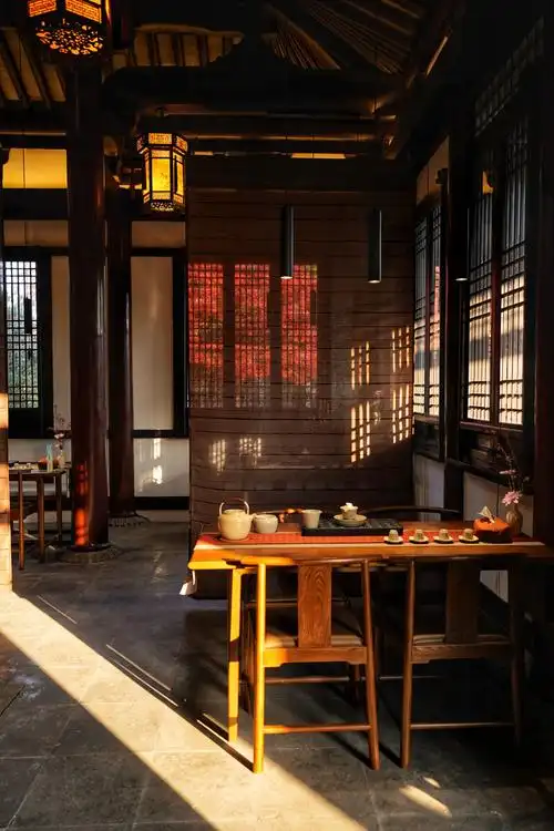 【常熟方塔园内的古风茶室,品茗休闲好去处.