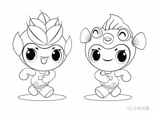 吉祥物简笔画吉祥物简笔画图片大全