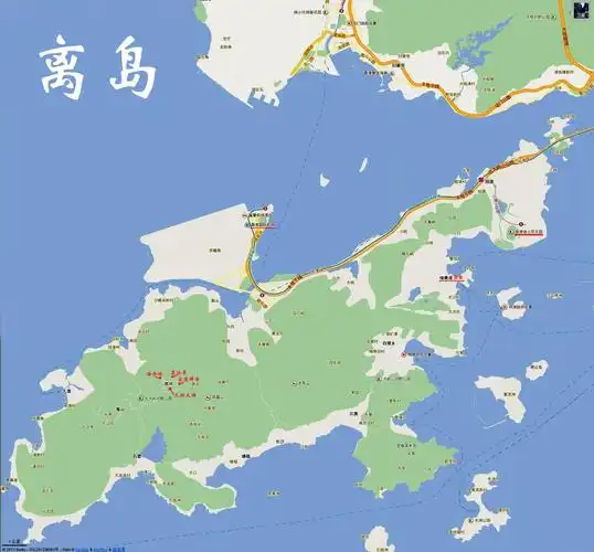 台湾离岛地图