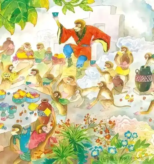 经营大于管理,我们来看下石猴变为美猴王后的管理,那叫井然有序,自然