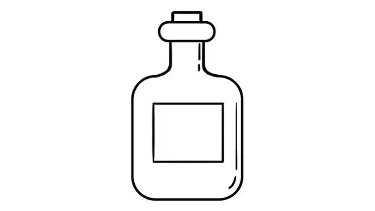 瓶子简笔画