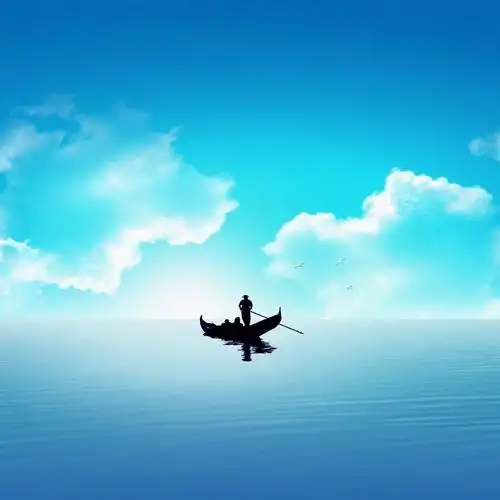 男生背影头像500x500分辨率图片