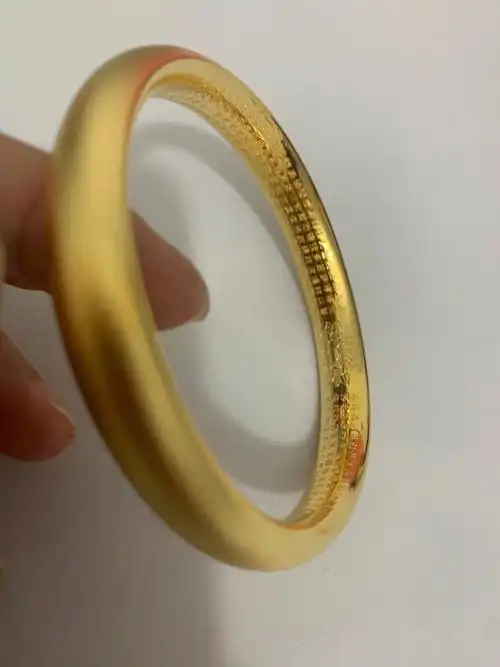 足金足银心经手镯