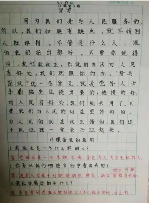 小学生手写印刷体走红老师不建议都这么写影响成绩