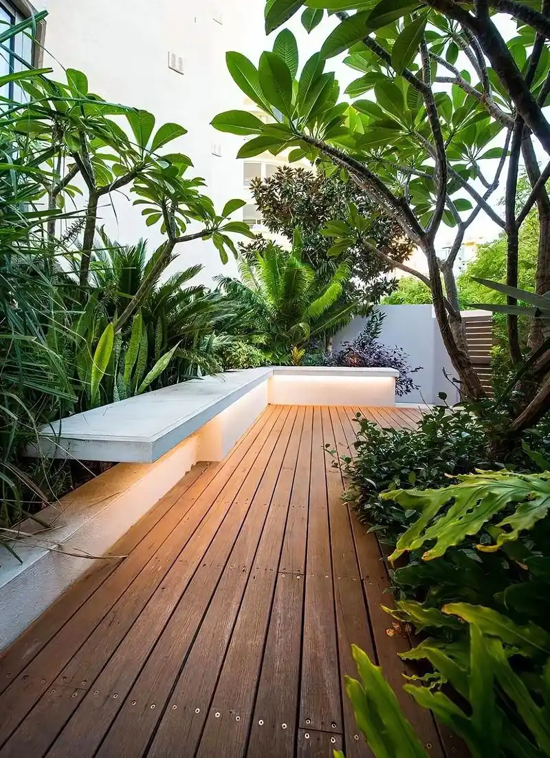 花园设计|庭院屋顶实景露台案例73.