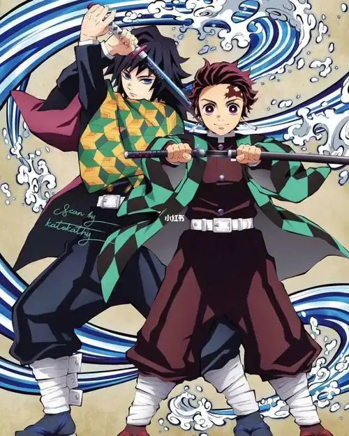 富冈义勇炭治郎壁纸