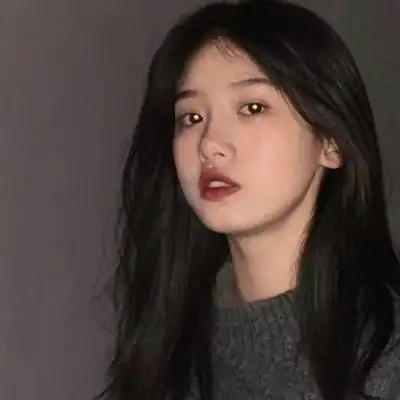 独二真人高冷侧脸原宿风女生头像