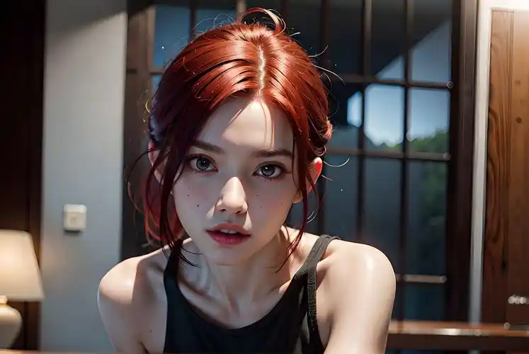 兔牙小姐姐插画图片壁纸