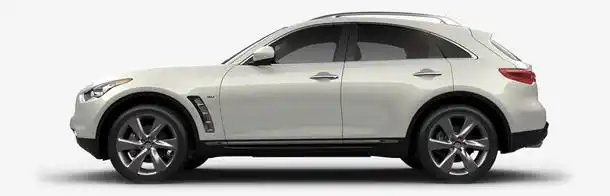 白色时尚侧视汽车