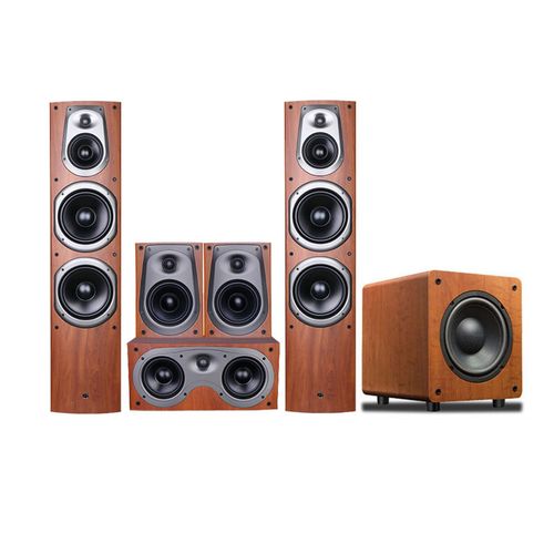 hivi惠威d600家庭影院51家用客厅音响套装木质音箱