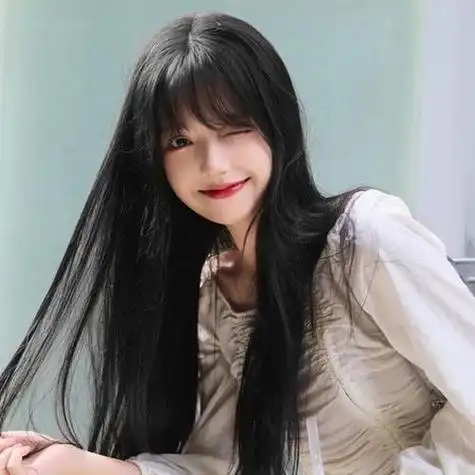 长发女生的图片 真人女生长发飘飘的美照