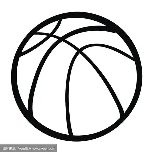 卡通形象的篮球