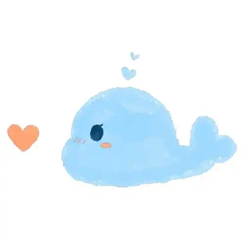 蓝色小鲸鱼头像