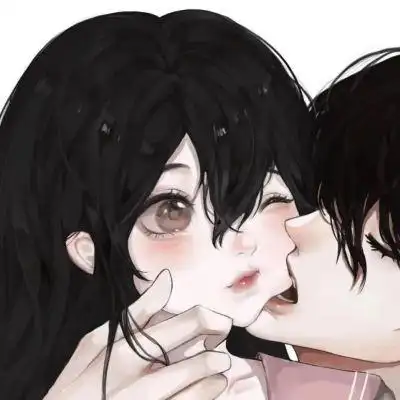 好看的卡通情侣头像二次元适合永久做微信头像卡通图片