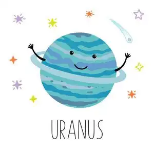 天王星图片-天王星素材-天王星插画-摄图新视界