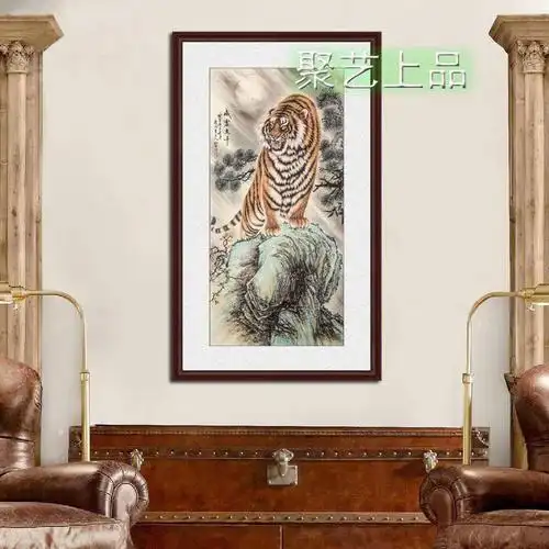 老虎图片大全大图威武霸气的国画虎