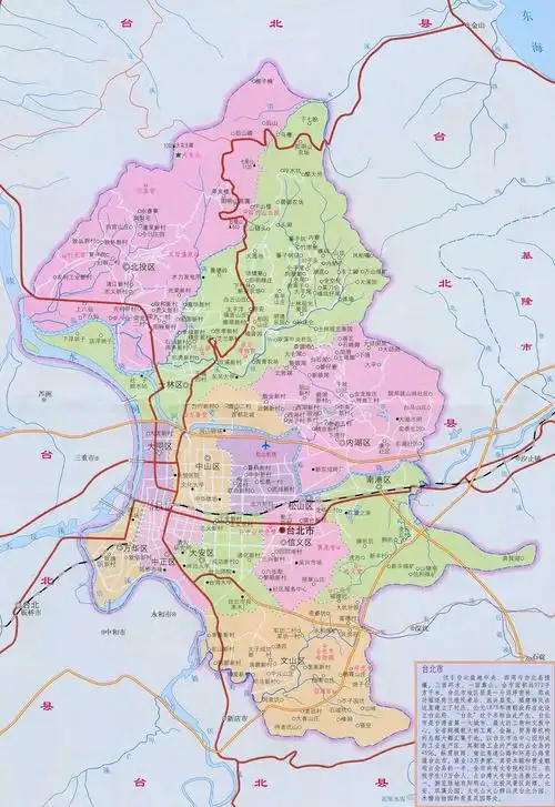 新人发帖台北市行政区划图11001600