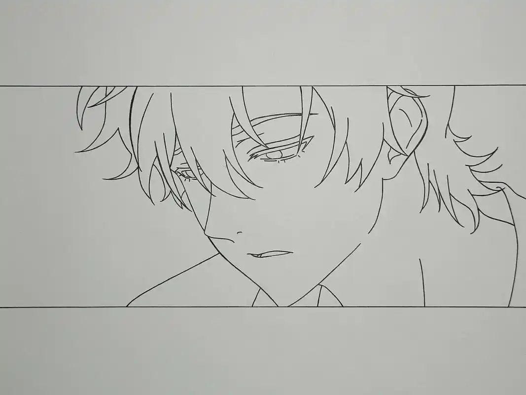 临摹.#时光代理人 #绘画 #临摹手绘 #程小时 #摸鱼 - 抖音