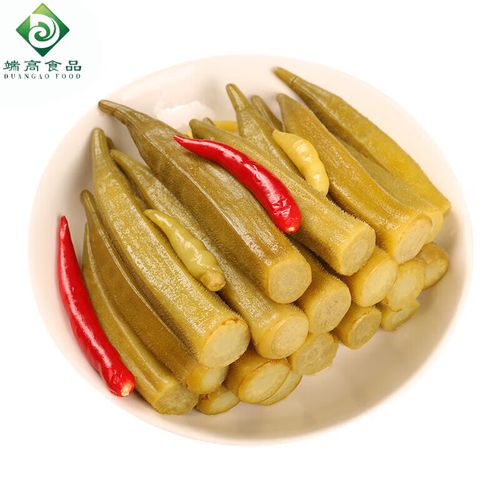 炎良小子泡椒秋葵特色凉菜开袋即食酸辣小吃特色菜冷盘菜食材 泡椒