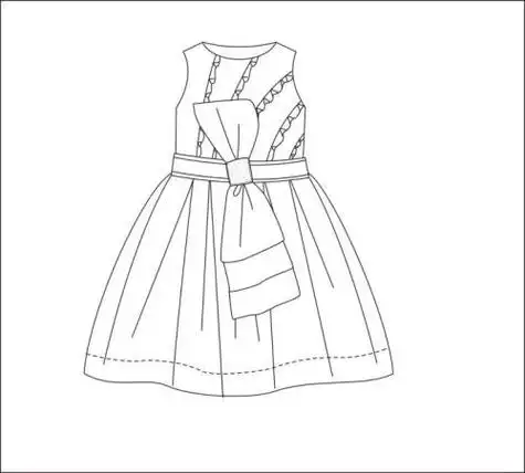 公主裙简笔画图片大全 - 简单简笔画