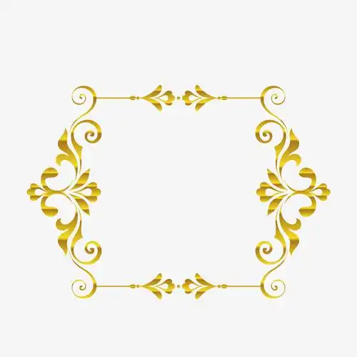 创意花纹花边边框