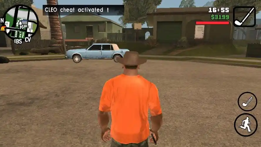 手机版侠盗猎车圣安地列斯cleo,只能刷车其他的显示英文,求怎么用其他