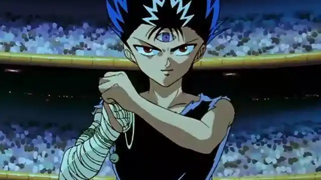 幽游白书,面对强劲的对手,飞影也打开了他邪恶可怕的右手