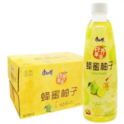 推荐康师傅蜂蜜柚子茶饮品500ml15瓶芒果蜜桃小酪水果茶饮料