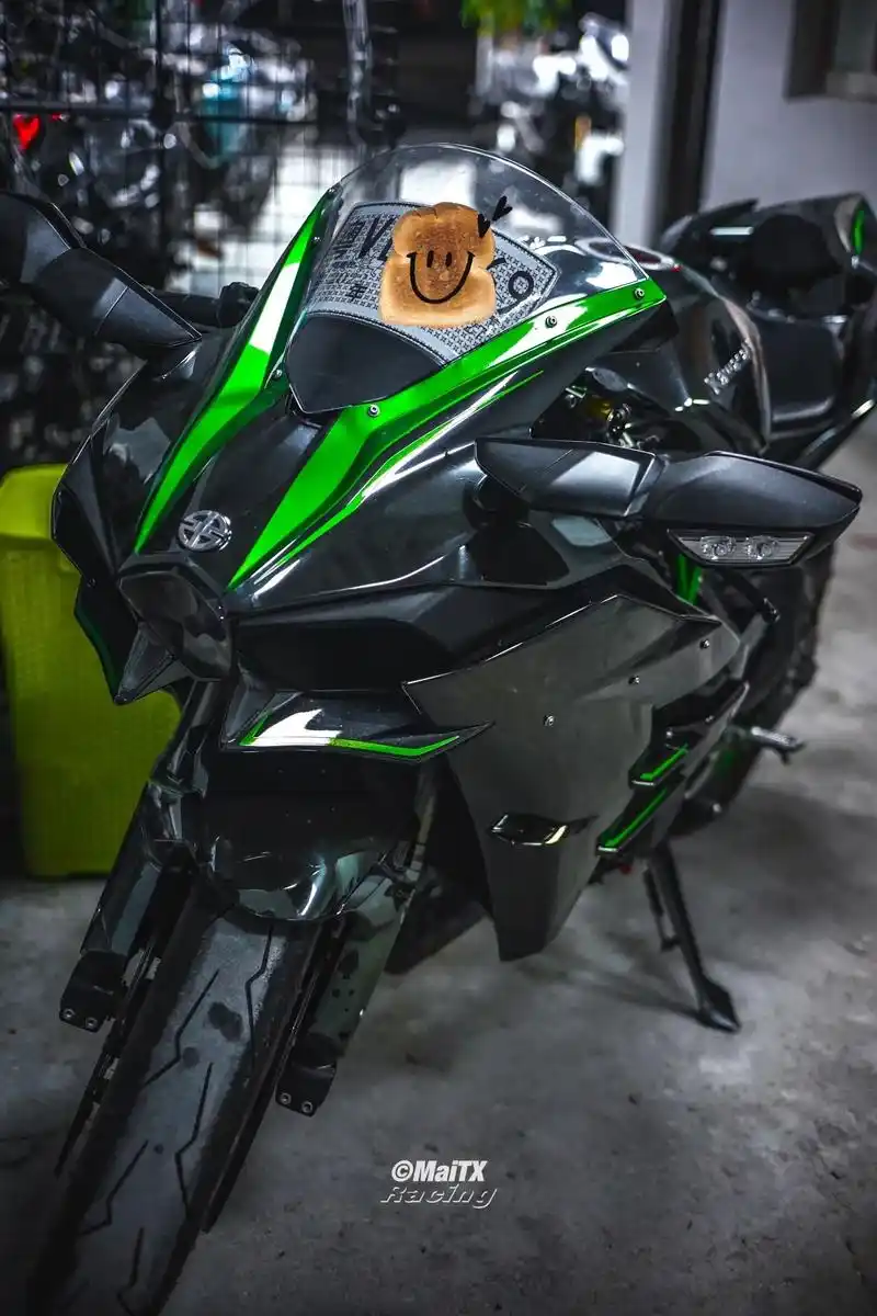 雨过也许天会晴吗#机车摄影 #kawasaki #h2 # - 抖音